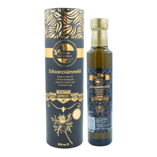 DoğalTakıl Schwarzkümmelöl 250 ml – Kaltgepresstes Schwarzkümmelöl, Flüssig, Natürlicher Geschmack, Ohne Zusatzstoffe, in Glasflasche von Doğaltakıl