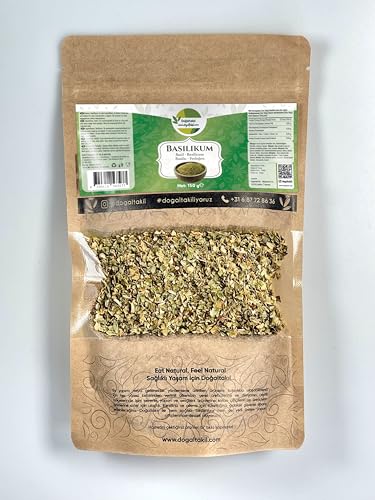 Basilikum, 150 g natürliche getrocknete Basilikum, hohe Qualität und frischer Geschmack Basilikum, 150 g natürliche getrocknete Basilikum, hohe Qualität und frischer Geschmack von Doğaltakıl