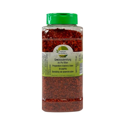 DOĞALTAKIL Pul Biber, Chili-Pfeffer, Scharfes Pfefferflockengewürz, Chiliflocken, Gewürzmischung 100% natürlicher, authentischer Geschmack für würzige Gerichte (400 g - Bottle) von Doğaltakıl