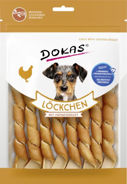 Dokas Löckchen mit Hühnerbrust von Dokas