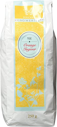Dolcana Ingwer-Tee Früchtetee Orange/Ingwer, 1er Pack (1 x 250 g Packung) von Dolcana