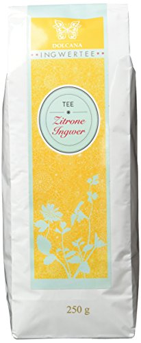 Dolcana Ingwer-Tee Grüntee Zitrone/Ingwer, 1er Pack (1 x 250 g Packung) von Dolcana