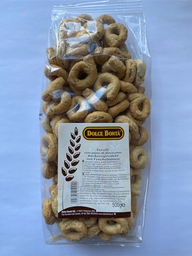 Dolce Bontà Tarallini con Semi di Finocchio/mit Fenchel 500 gr. Dolce Bontà Tarallini con Semi di Finocchio/mit Fenchel 500 gr. von Dolce Bontà
