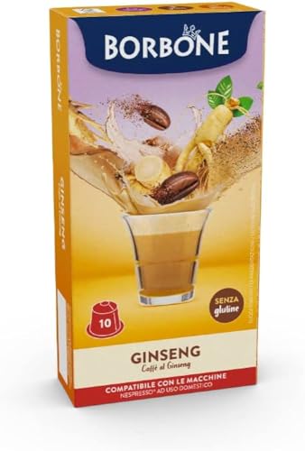 60 Kapseln Comp. Nespresso - Ginseng 6x10 - Caffè Borbone von Dolci Aveja