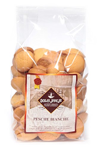 Pesche Bianche - fancy Breakfast Biscuits - 400 gr - Dolci Aveja von Dolci Aveja