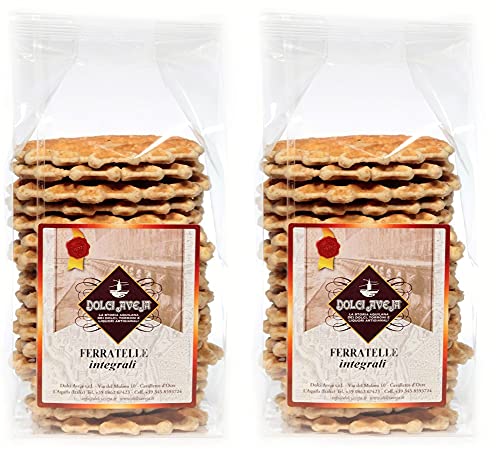 Traditional Abruzzo Ferratelle fancy whole wheat biscuits 2x400 gr - Dolci Aveja Traditional Abruzzo Ferratelle fancy whole wheat biscuits 2x400 gr - Dolci Aveja von Dolci Aveja