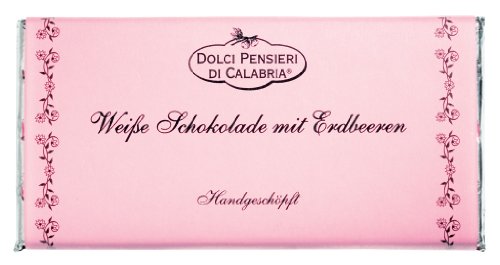 Dolci Pensieri Weiße Schokolade mit Erdbeeren 100 gr. Dolci Pensieri Weiße Schokolade mit Erdbeeren 100 gr. von Dolci Pensieri
