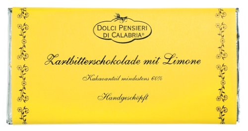 Dolci Pensieri Zartbitterschokolade mit Limone, 100 g Dolci Pensieri Zartbitterschokolade mit Limone, 100 g von Dolci Pensieri