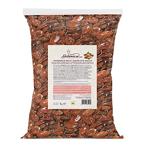 Dolcincasa-com Sizilianische Mandeln mit Schale Kalibriert 1. Wahl Gesunde Snacks Kochen oder Backen für Süßigkeiten Gebäck Eis Toppings Milch Kuchen Home oder Professional Use Gluten-Free 1kg Dolcincasa-com Sizilianische Mandeln mit Schale Kalibriert 1. Wahl Gesunde Snacks Kochen oder Backen für Süßigkeiten Gebäck Eis Toppings Milch Kuchen Home oder Professional Use Gluten-Free 1kg von Dolcincasa.com