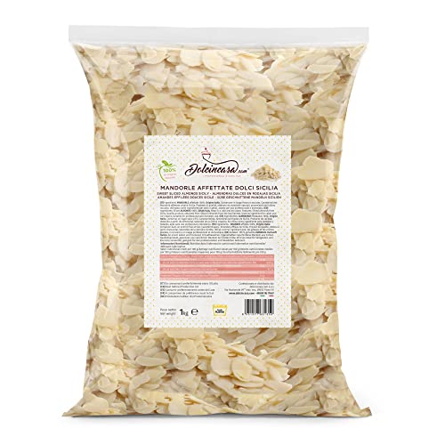 Dolcincasa.com Geschnittene Mandel sizilianischen süßen Nuss Flocken Ideal für gesunde Snacking Kochen oder Backen Süßigkeiten Gebäck Eis Toppings Haus oder professionellen Einsatz 1Kg Dolcincasa.com Geschnittene Mandel sizilianischen süßen Nuss Flocken Ideal für gesunde Snacking Kochen oder Backen Süßigkeiten Gebäck Eis Toppings Haus oder professionellen Einsatz 1Kg von Dolcincasa.com
