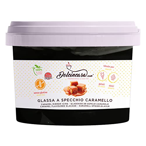 Dolcincasa.com Icing Paste Karamell aromatisiert Spiegel Glasur Kuchen Dekorieren Beschichtung Ideal für Süßigkeiten Eis Dekor 500g Dolcincasa.com Icing Paste Karamell aromatisiert Spiegel Glasur Kuchen Dekorieren Beschichtung Ideal für Süßigkeiten Eis Dekor 500g von Dolcincasa.com