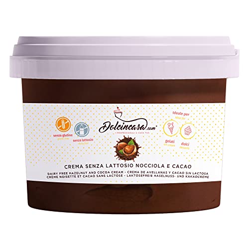 Haselnuss-Kakao-Creme Natürlicher Geschmack Streichfähig Gebrauchsfertig Lecker Weiche Vielseitige Paste für Zuhause oder am Arbeitsplatz Laktose- und Glutenfrei 500g Packung Haselnuss-Kakao-Creme Natürlicher Geschmack Streichfähig Gebrauchsfertig Lecker Weiche Vielseitige Paste für Zuhause oder am Arbeitsplatz Laktose- und Glutenfrei 500g Packung von Dolcincasa.com