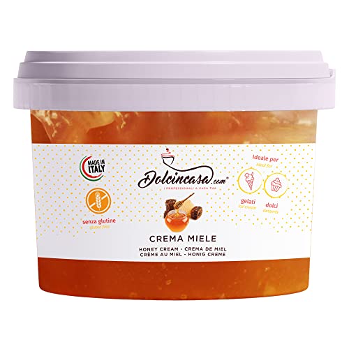 Honigcreme 35% streichfähig zum Überziehen, Füllen, Aromatisieren, Überziehen und Schmelzen für den privaten und gewerblichen Gebrauch Zarte Süße Gebrauchsfertige Süßwaren Glutenfrei 500g Packung Honigcreme 35% streichfähig zum Überziehen, Füllen, Aromatisieren, Überziehen und Schmelzen für den privaten und gewerblichen Gebrauch Zarte Süße Gebrauchsfertige Süßwaren Glutenfrei 500g Packung von Dolcincasa.com