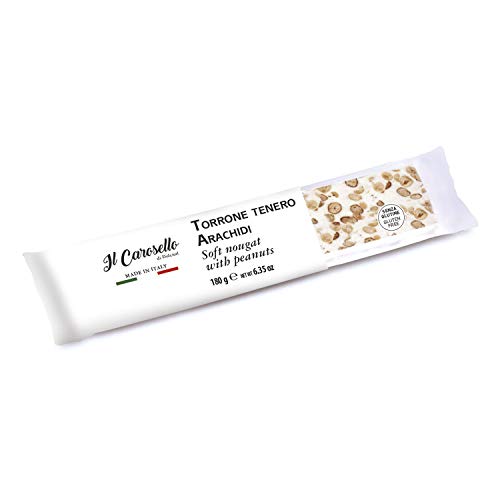 Italienische Torrone - Arachidi, geröstete Erdnüsse, weicher Riegel, 180g Italienische Torrone - Arachidi, geröstete Erdnüsse, weicher Riegel, 180g von Dolcital s.r.l