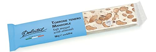 Italienische Torrone - Mandorle, Mandel, weicher Riegel, 180g Italienische Torrone - Mandorle, Mandel, weicher Riegel, 180g von Dolcital s.r.l