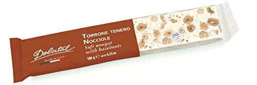 Italienische Torrone - Nocciole, geröstete Haselnüsse, weicher Riegel, 180g Italienische Torrone - Nocciole, geröstete Haselnüsse, weicher Riegel, 180g von Dolcital s.r.l