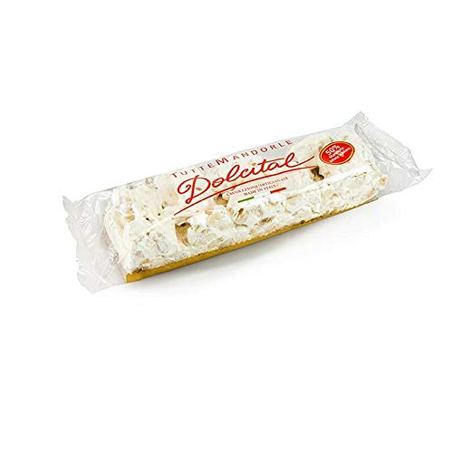 Torrone Riegel - mit Italienischer Mandel, hart, 200g, Dolcital, 200g von Dolcital s.r.l