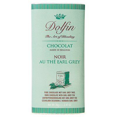 Tafelschokolade, Zartbitter mit Earl-Grey Tee von DOLFIN