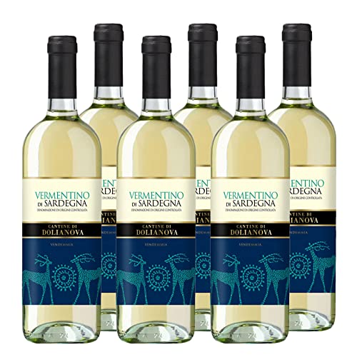 Vermentino di Sardegna DOC "Dolianova" Weißwein Sardinien trocken (6 x 0.75l) von Dolianova