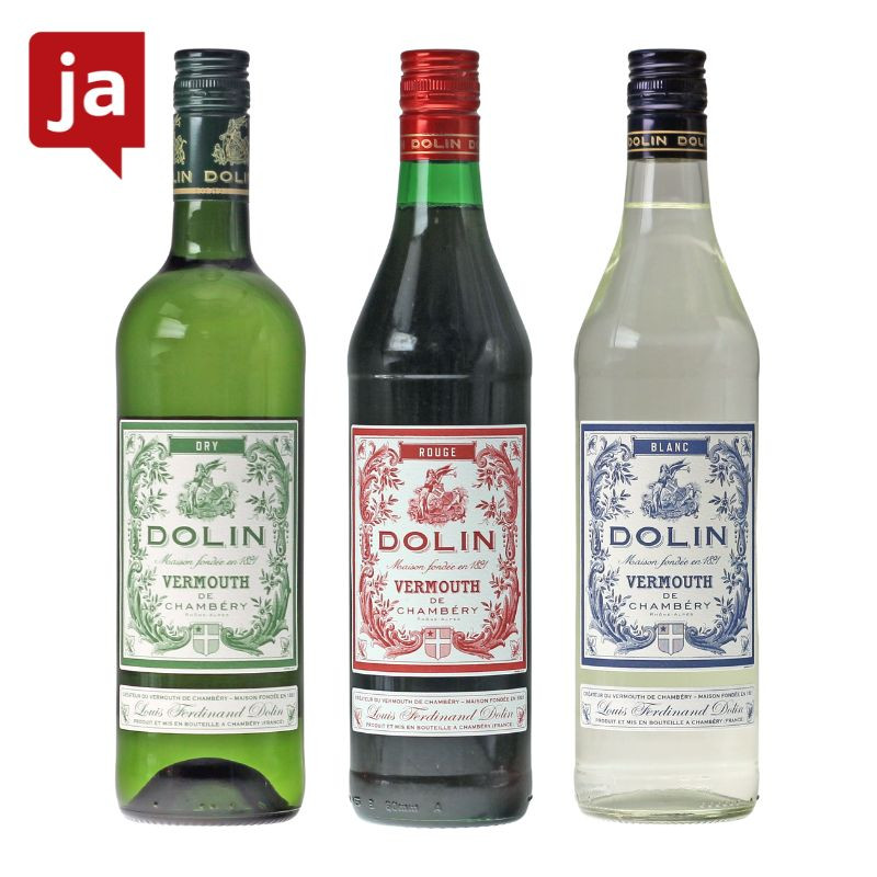 Dolin Vermouth Probierset 3 x 0,75 L 16% vol und 17,5% vol von Dolin