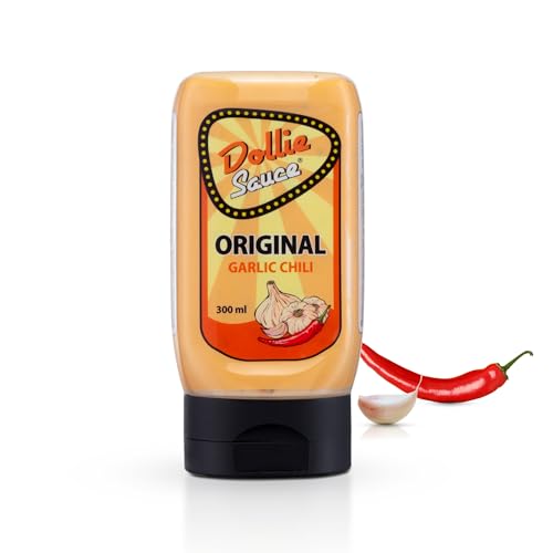 Dollie Sauce Original, Garlic Chili, Holländische Sauce für BBQ, Burger, Sandwich, Pommes, 300ml Dollie Sauce Original, Garlic Chili, Holländische Sauce für BBQ, Burger, Sandwich, Pommes, 300ml von Dollie Sauce