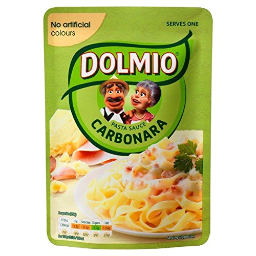 Dolmio Carbonara Mikrowelle Sauce 170G - Packung mit 2 von DOLMIO