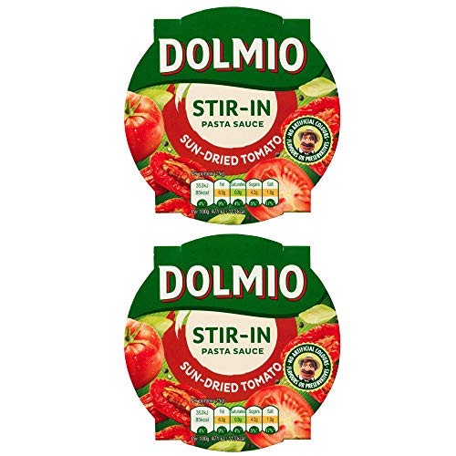 Dolmio Rühren in sonnengetrocknete Tomaten-Pasta-Sauce 2 x 150 g, 2 Packungen von Dolmio