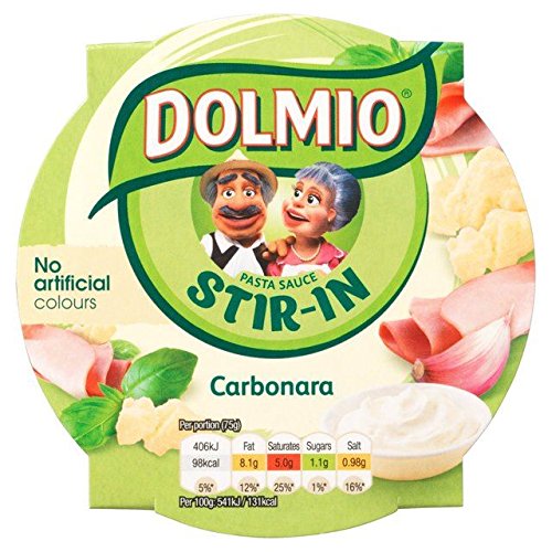 Dolmio Stir-In-Carbonara Pasta-Sauce 150G - Packung mit 2 von Dolmio
