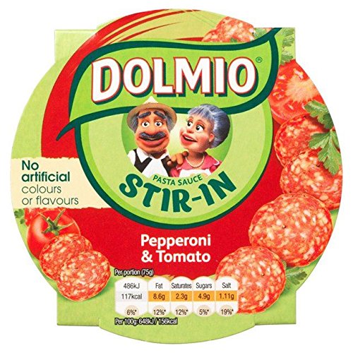 Dolmio Stir-In-Pepperoni Pasta-Sauce 150G - Packung mit 2 von Dolmio