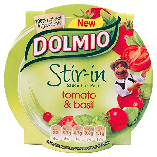 Dolmio Stir in Sauce für Pasta Tomate & Basilikum (150g) - Packung mit 2 von DOLMIO