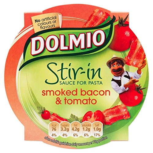 Dolmio Stir-in Sauce - geräucherter Speck und Tomaten (150 g) - Packung mit 2 von DOLMIO