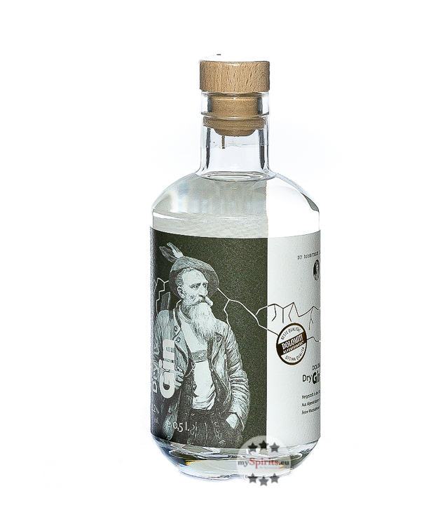 Dolomiti Dry Gin Dolomitenmann (42 % Vol., 0,5 Liter) von Dolomiti Alpenfeinkost