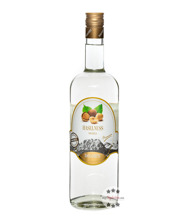 Dolomiti Haselnuss Schnaps Premium 40% (40 % vol., 1,0 Liter) von Dolomiti Alpenfeinkost