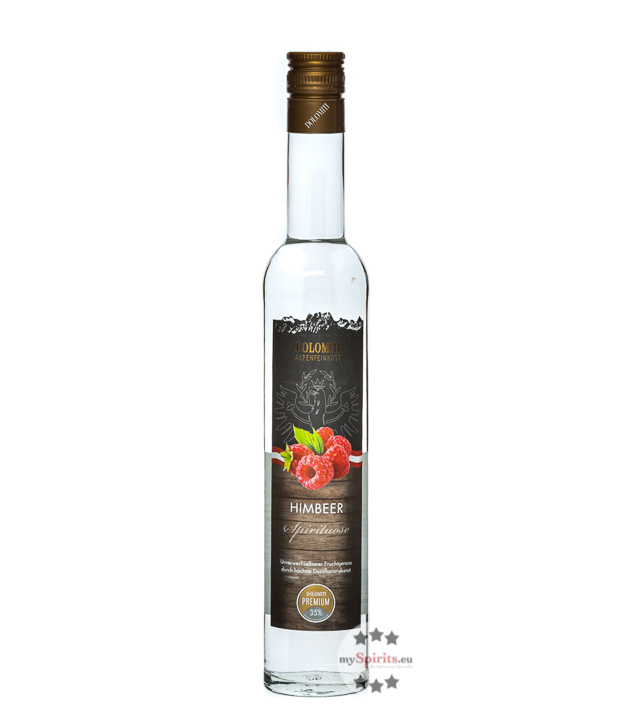 Dolomiti Himbeer Schnaps  (35 % Vol., 0,5 Liter) von Dolomiti Alpenfeinkost