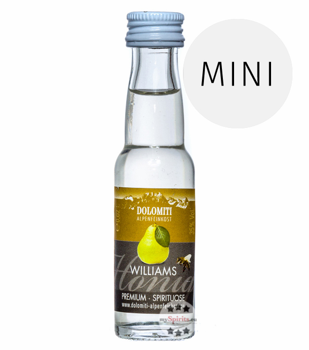 Dolomiti Honig-Williams-Schnaps (35 % Vol., 0,02 Liter) von Dolomiti Alpenfeinkost