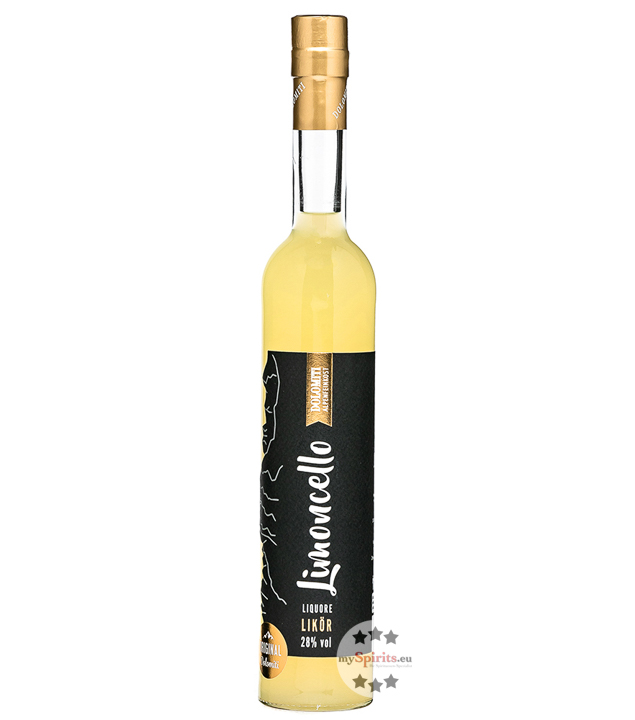 Dolomiti Limoncello (28 % vol., 0,5 Liter) von Dolomiti Alpenfeinkost