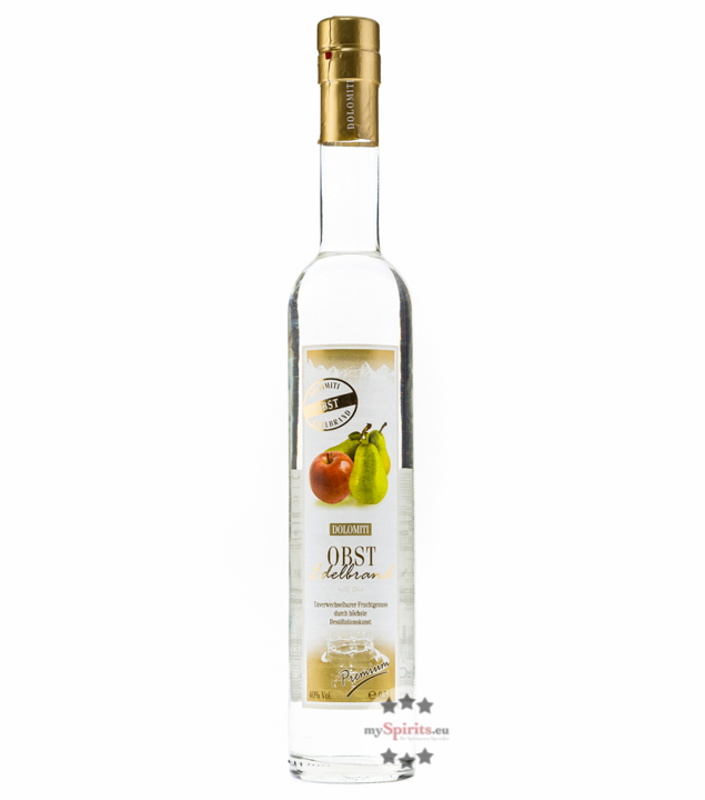 Dolomiti Obst Edelbrand (40 % Vol., 0,5 Liter) von Dolomiti Alpenfeinkost