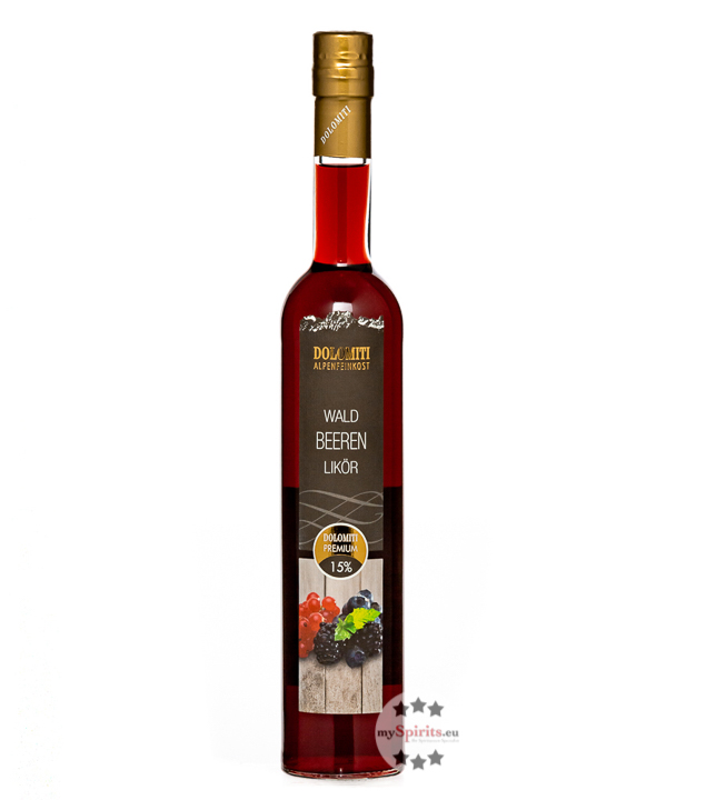 Dolomiti Waldbeeren Likör (15 % Vol., 0,5 Liter) von Dolomiti Alpenfeinkost