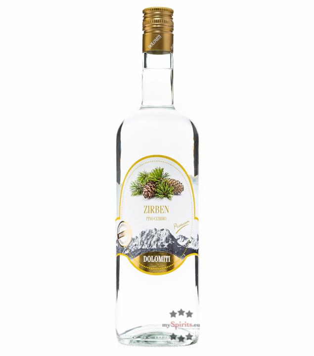 Dolomiti Zirben-Schnaps  (40 % Vol., 1,0 Liter) von Dolomiti Alpenfeinkost