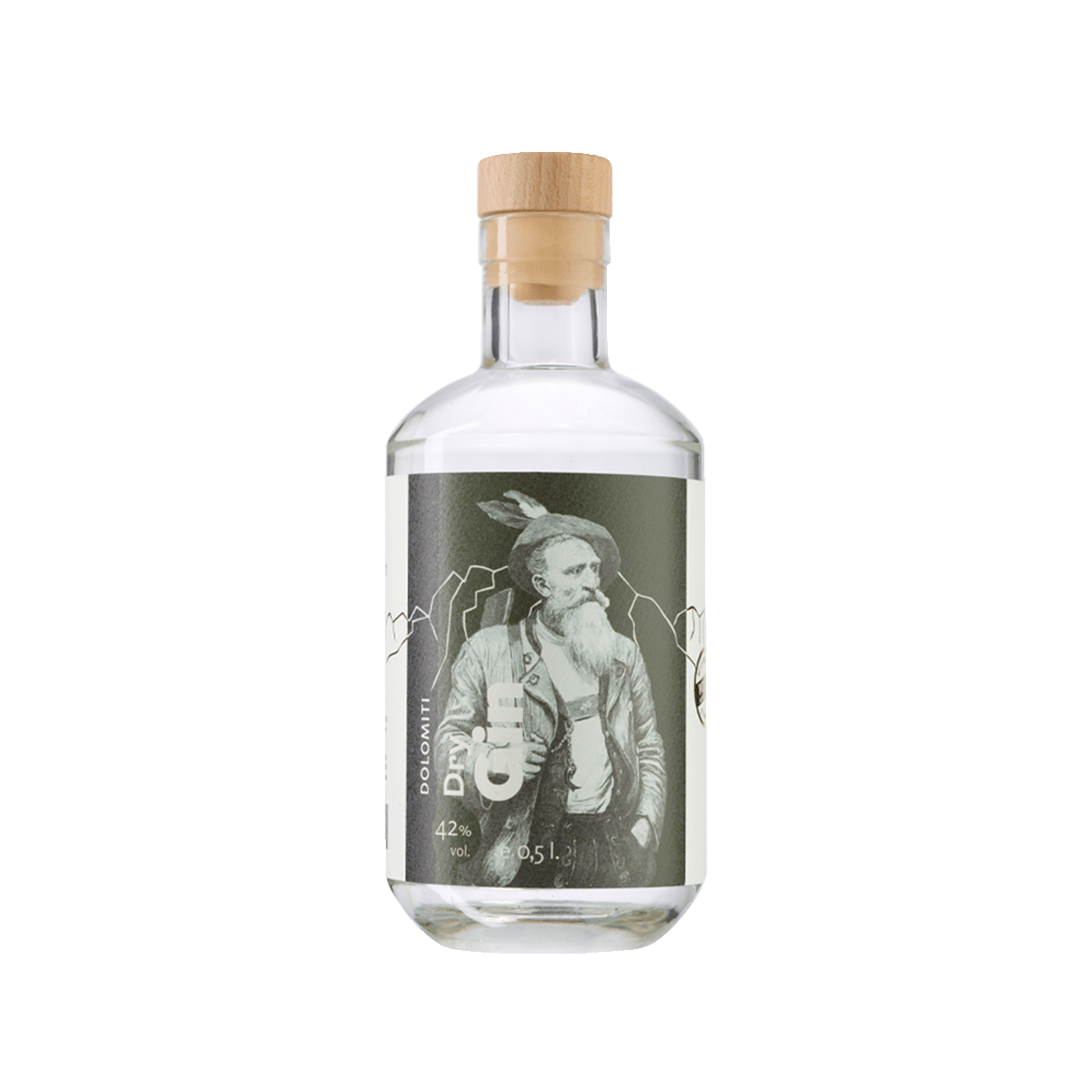 Dolomiti Dry Gin 42% vol von Dolomiti