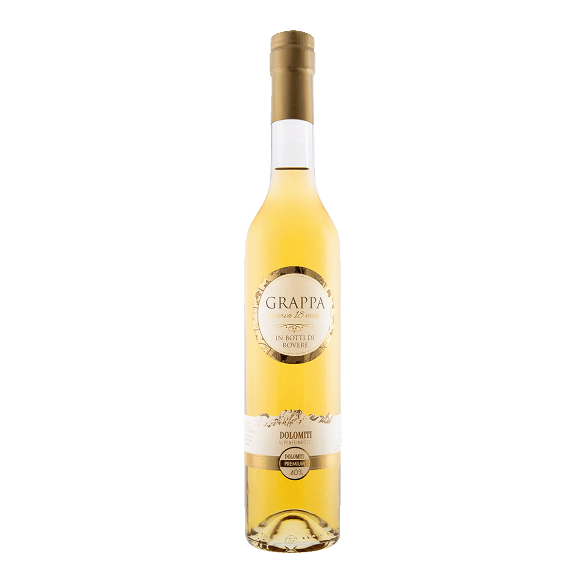 Dolomiti Grappa affinata 40% vol Dolomiti Grappa affinata 40% vol von Dolomiti