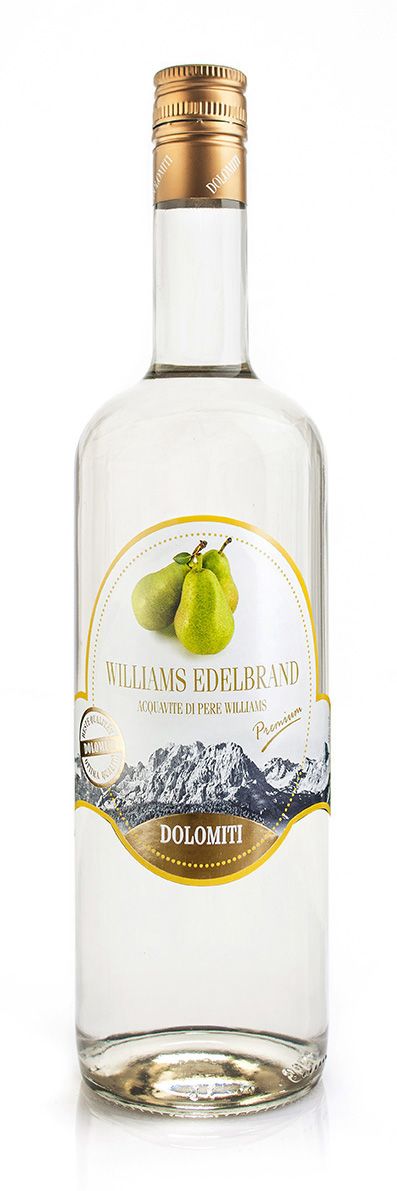 Dolomiti Williams-Birnen-Edelbrand 40% vol. von Dolomiti