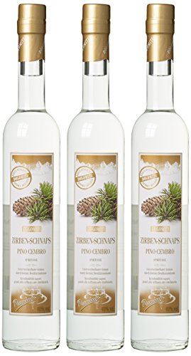 Dolomiti Zirben-Schnaps Premium Spirituose 40% vol. | Original Zirbenschnaps | 3 x 0.5 Liter, 3072 Dolomiti Zirben-Schnaps Premium Spirituose 40% vol. | Original Zirbenschnaps | 3 x 0.5 Liter, 3072 von Dolomiti