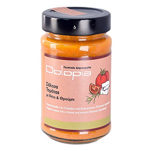 Dolopia - Tomatensauce mit Fetakäse und Bohnenkraut, 250g Dolopia - Tomatensauce mit Fetakäse und Bohnenkraut, 250g von Dolopia