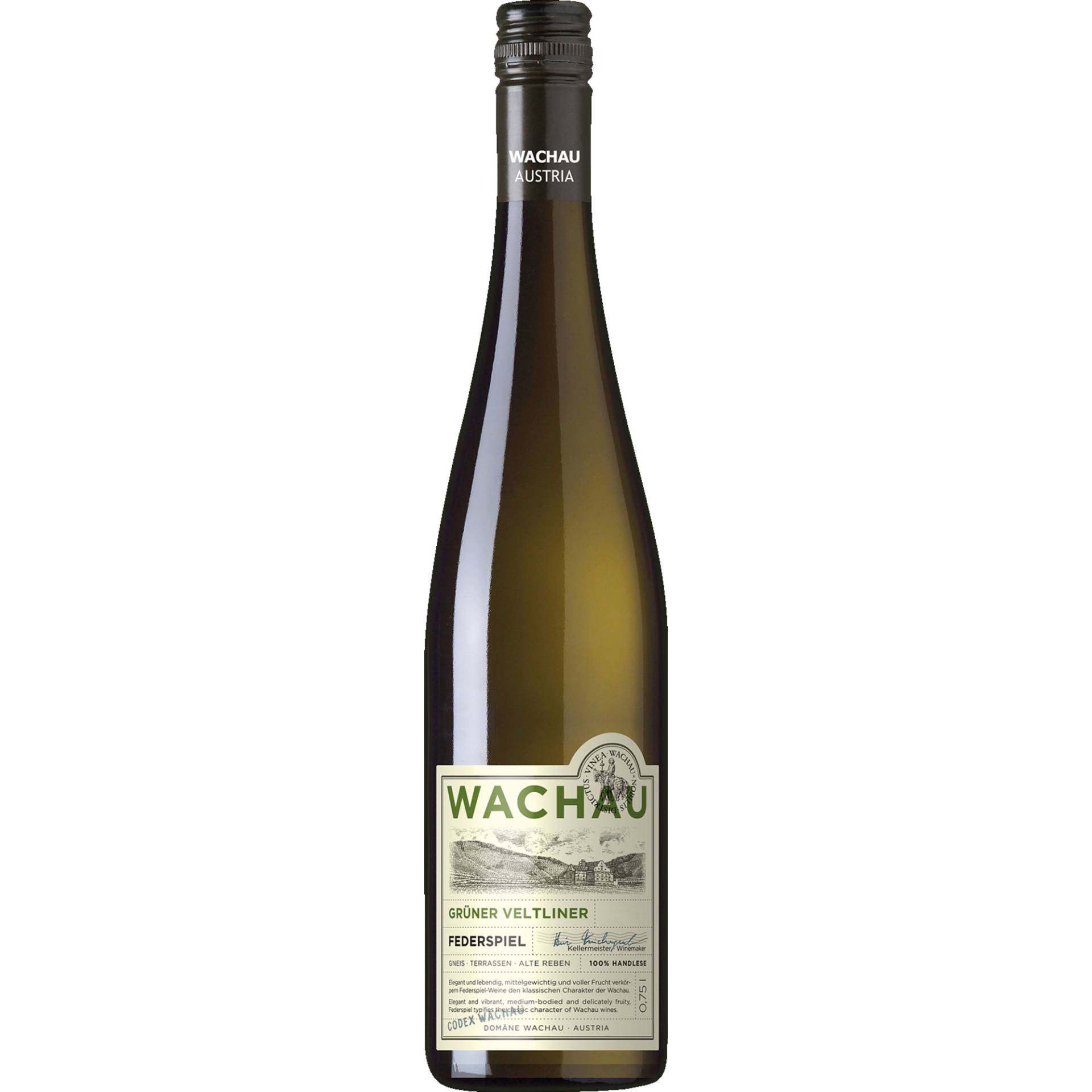 Grüner Veltliner Federspiel Classic, Wachau, Niederösterreich, 2023, Weißwein Grüner Veltliner Federspiel Classic, Wachau, Niederösterreich, 2023, Weißwein von Domäne Wachau,3601,Dürnstein,Österreich