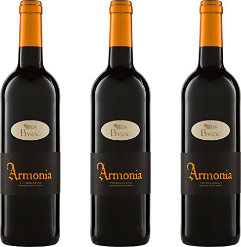 Domaine Bassac Puissalicon 'Armonia' Rouge 2015 Cuvée Trocken ( 3 x 0.75 l) von Domaine Bassac, Puissalicon