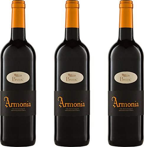 Domaine Bassac Puissalicon 'Armonia' Rouge 2015 Cuvée Trocken ( 3 x 0.75 l) von Domaine Bassac Puissalicon