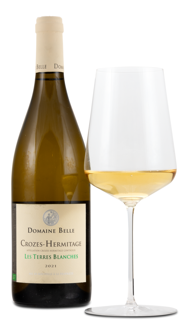 2021 Crozes-Hermitage AC Les Terres Blanches 2021 Crozes-Hermitage AC Les Terres Blanches von Domaine Belle