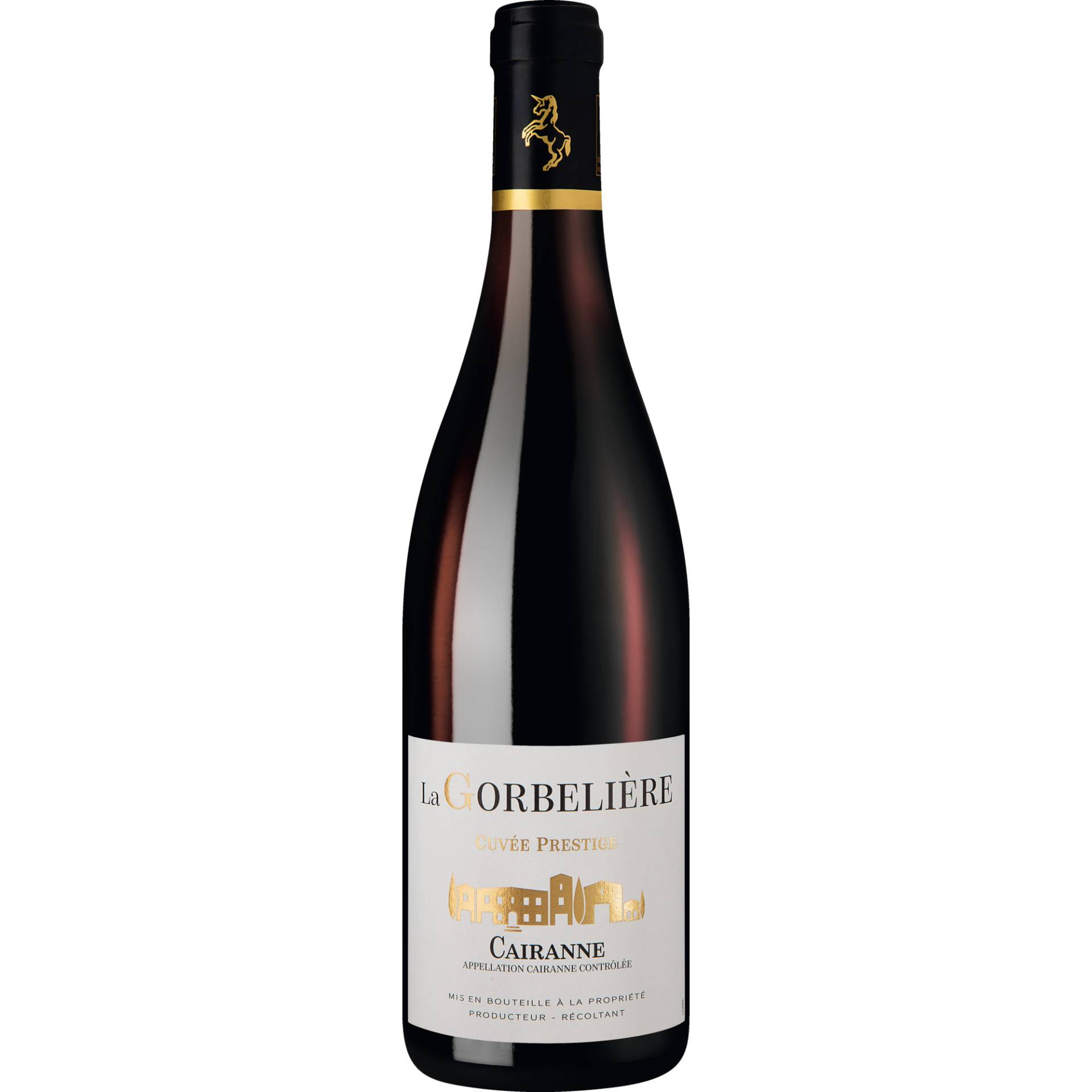 La Gorbelière Cuvée Prestige, Cairanne AOP, Rhône, 2020, Rotwein La Gorbelière Cuvée Prestige, Cairanne AOP, Rhône, 2020, Rotwein von Domaine Charles Carichon - 1272, route de la brunley - 84260 Sarrians - France