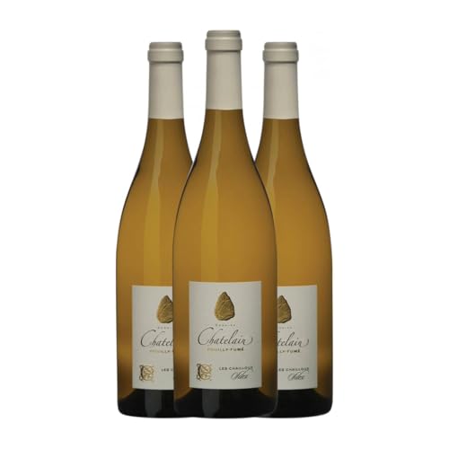 Domaine Chatelain Les Chailloux Silex Sauvignon Weiß Pouilly-Fumé 75 cl Weißwein (Karton mit 3 Flaschen von 75 cl) von Domaine Chatelain